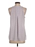 CAbi 100% Polyester Polka Dots Gray Sleeveless Blouse Size S - photo 2