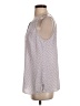 CAbi 100% Polyester Polka Dots Gray Sleeveless Blouse Size S - photo 5