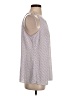 CAbi 100% Polyester Polka Dots Gray Sleeveless Blouse Size S - photo 4