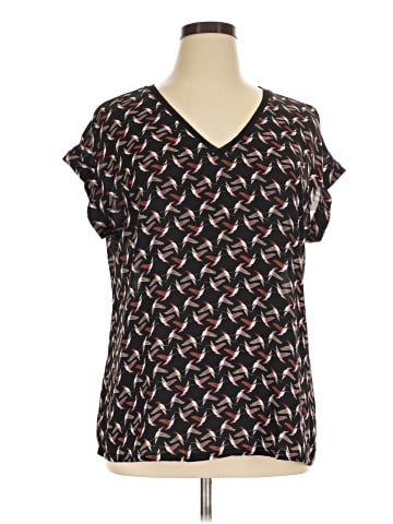 Worthington Short Sleeve Blouse (view 1)