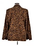 Dennis by Dennis Basso Animal Print Brown Blazer Size XL - photo 2