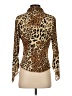 Biaggini 100% Polyester Animal Print Brown Long Sleeve Blouse Size EU 40 / US 10 - photo 2