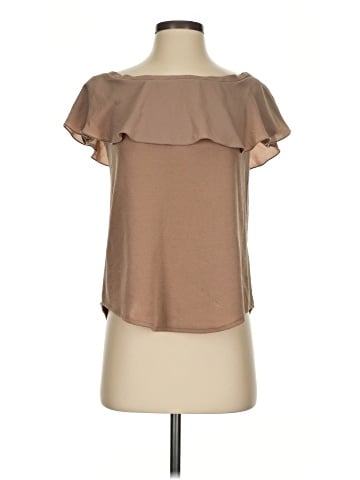7th Avenue Design Studio New York & Company Short Sleeve Blouse (view 1)