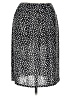 Allison Taylor Polka Dots Silver Casual Skirt Size L - photo 1