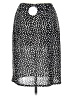Allison Taylor Polka Dots Silver Casual Skirt Size L - photo 2