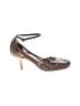 BRONX Animal Print Brown Heels Size 6 - photo 1