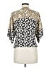 CAbi Brown Short Sleeve Blouse Size M - photo 2