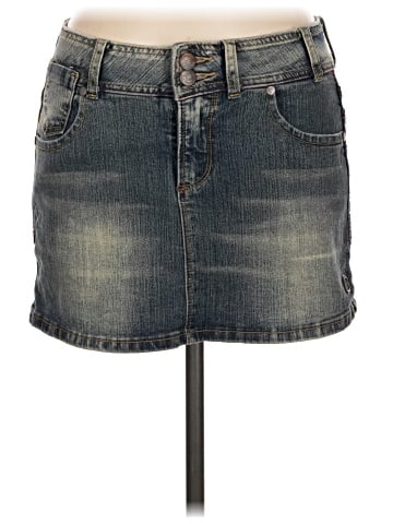 Dollhouse Denim Skirt (view 1)