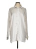 Missguided Ivory Long Sleeve Button-Down Shirt Size 4 - photo 1