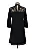 CeCe 100% Polyester Black Casual Dress Size 6 - photo 2