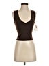 Open Edit Brown Tank Top Size XS - photo 1