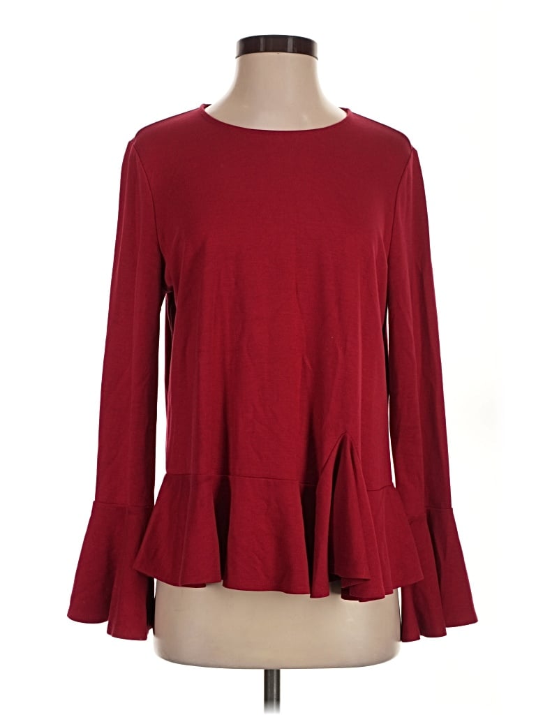 Pre-owned Gibson Long Sleeve T-shirt In Red