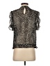 Max Studio 100% Polyester Black Short Sleeve Blouse Size XS - photo 2