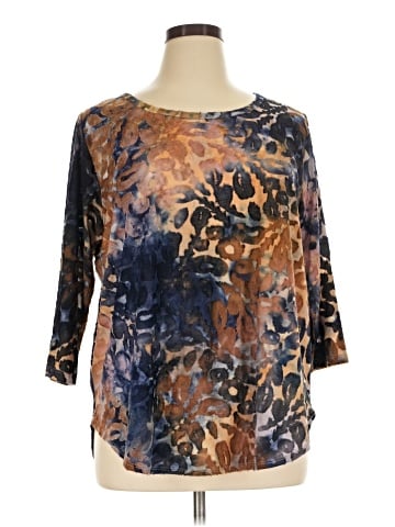 Karen Kane 3/4 Sleeve Blouse (view 1)