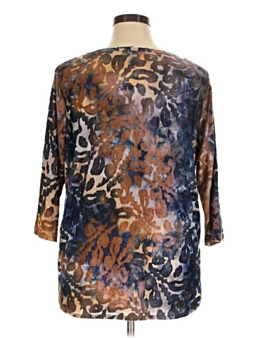 Karen Kane 3/4 Sleeve Blouse (view 2)