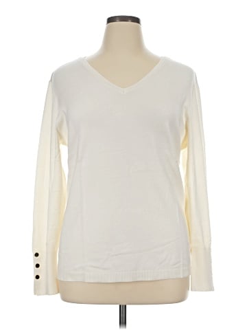 JM Collection Pullover Sweater (view 1)