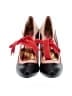 Bordello Color Block Red Heels Size 8 - photo 2