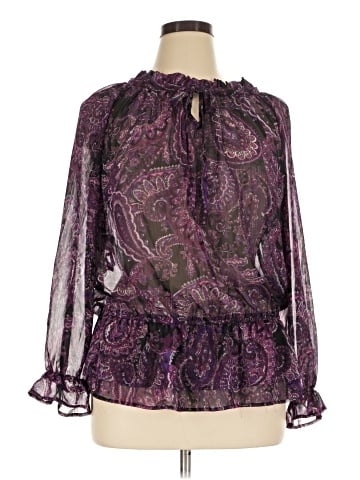 Jones New York Sport Long Sleeve Blouse (view 1)