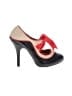 Bordello Color Block Red Heels Size 8 - photo 1