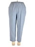 Alfred Dunner Solid Blue Casual Pants Size 22 - photo 1