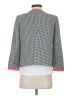 Nine West 100% Polyester Houndstooth White Jacket Size 2 - photo 2