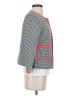 Nine West 100% Polyester Houndstooth White Jacket Size 2 - photo 4