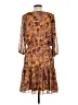 Guess 100% Polyester Paisley Brown Cocktail Dress Size 12 - photo 2