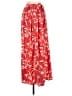 ASOS 100% Polyester Tropical Red Casual Skirt Size 4 - photo 1
