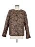 Talbots 100% Polyester Animal Print Brown Jacket Size M - photo 1