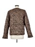 Talbots 100% Polyester Animal Print Brown Jacket Size M - photo 2