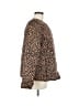 Talbots 100% Polyester Animal Print Brown Jacket Size M - photo 4