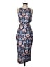 ASOS Paisley Blue Cocktail Dress Size 10 - photo 1