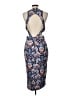 ASOS Paisley Blue Cocktail Dress Size 10 - photo 2