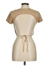 BEIGE BOTANY Tan Short Sleeve Top Size M - photo 2