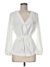 J.Crew 100% Polyester Ivory Long Sleeve Blouse Size 6 (tall) - photo 1