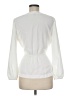 J.Crew 100% Polyester Ivory Long Sleeve Blouse Size 6 (tall) - photo 2