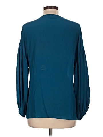 Sundance Long Sleeve Silk Top (view 2)