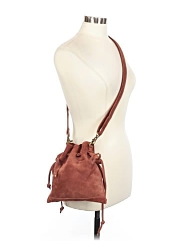 Free People Leather Bucket Bag (view 2)