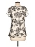 Tamara H. 100% Polyester Ivory Short Sleeve Blouse Size L - photo 2