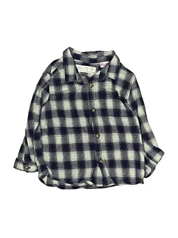 Zara Baby Long Sleeve Button-Down Shirt (view 1)