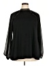 Belldini 100% Polyester Black Long Sleeve Blouse Size 3X - photo 1