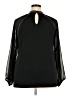 Belldini 100% Polyester Black Long Sleeve Blouse Size 3X - photo 2