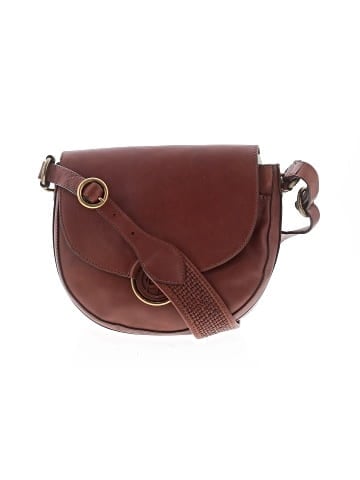 Massimo Dutti Leather Crossbody Bag (view 1)