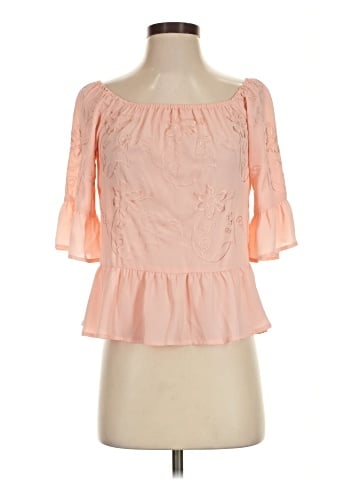 Candie's 3/4 Sleeve Blouse (view 1)