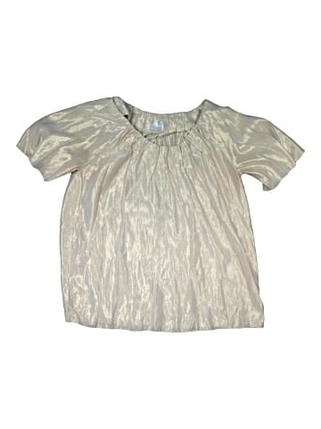 Symmetry Short Sleeve Silk Top (view 2)