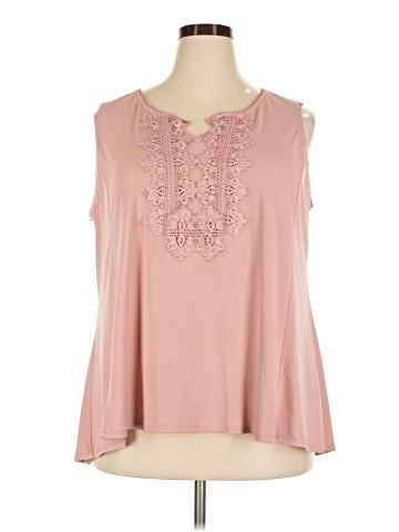 Roz & Ali Sleeveless Blouse (view 1)