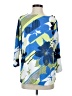 Ruby Rd. Blue 3/4 Sleeve Blouse Size S - photo 1