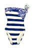 J.Crew Print Blue One Piece Swimsuit Size 4 - photo 1
