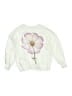 Zara Floral White Sweatshirt Size 8 - 9 - photo 1