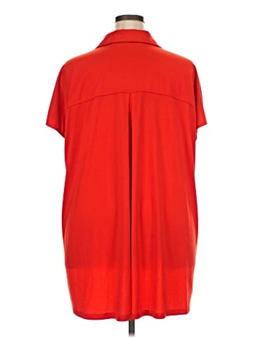 H By Halston Short Sleeve Blouse (view 2)